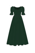 Margot (long) in Forest Velvet