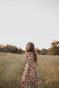 Studio Sale: Morwenna in Painted Roses - Size C - Photo Shoot Sample