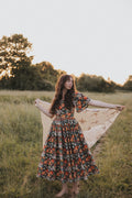 Studio Sale: Morwenna in Painted Roses - Size 12 - Extra Stock