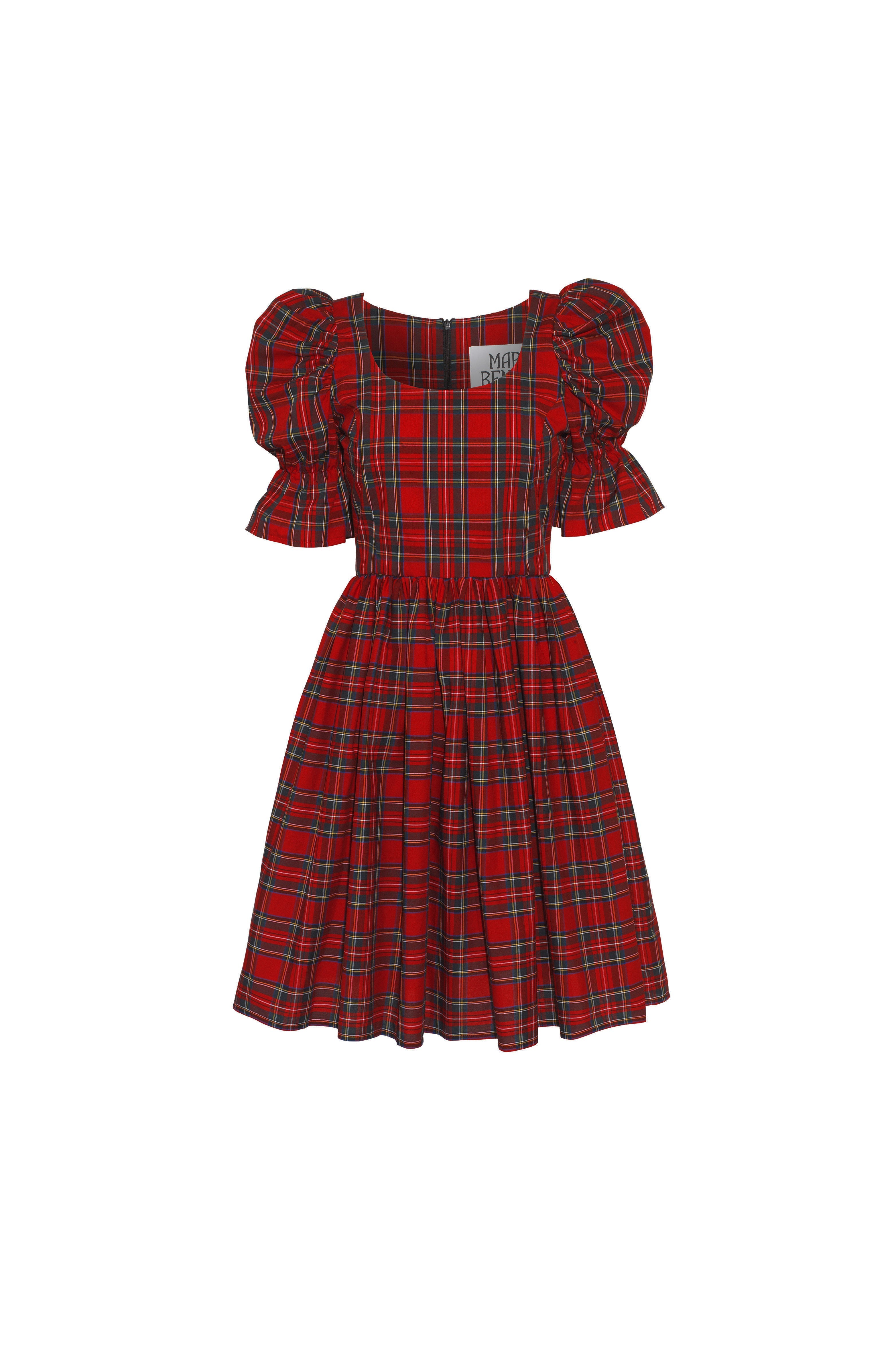 Margot (short) in Royal Stewart Tartan