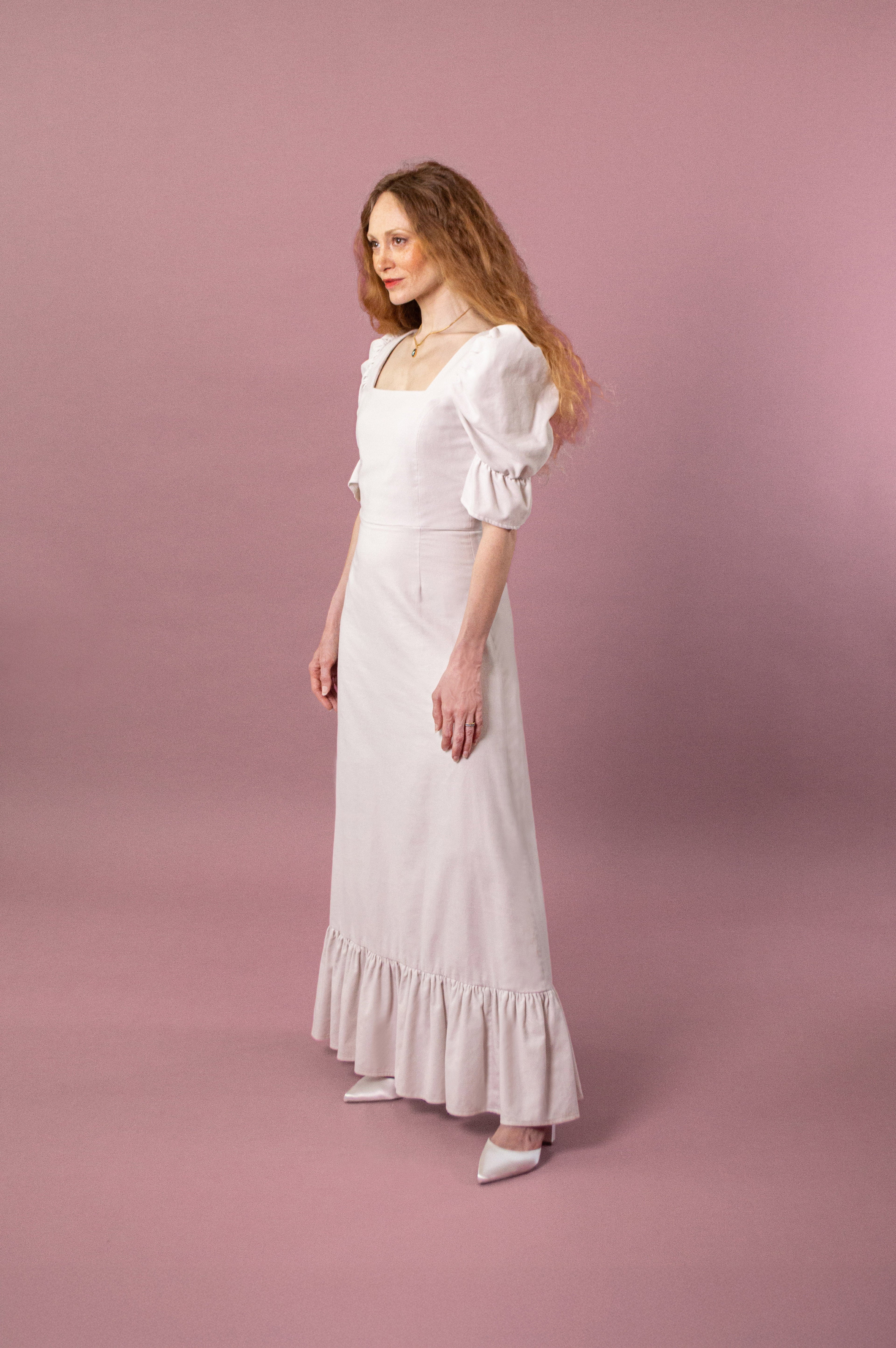 Gatsby in Ivory Velvet