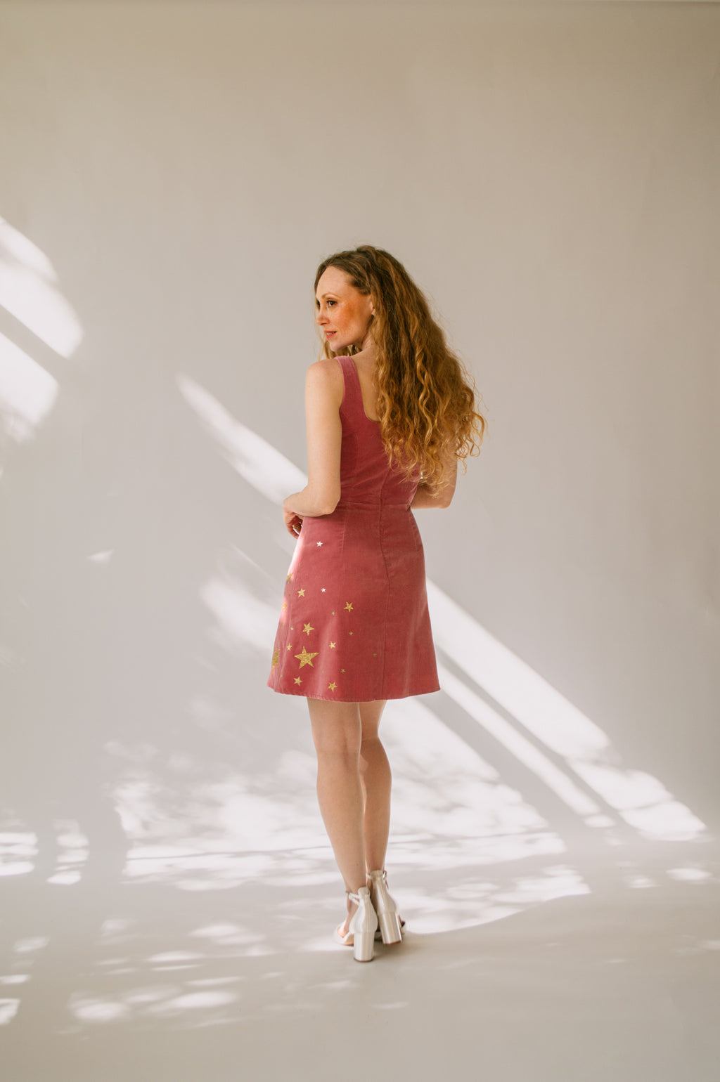 Ophelia in Rose Velvet ft. Luna Appliqué