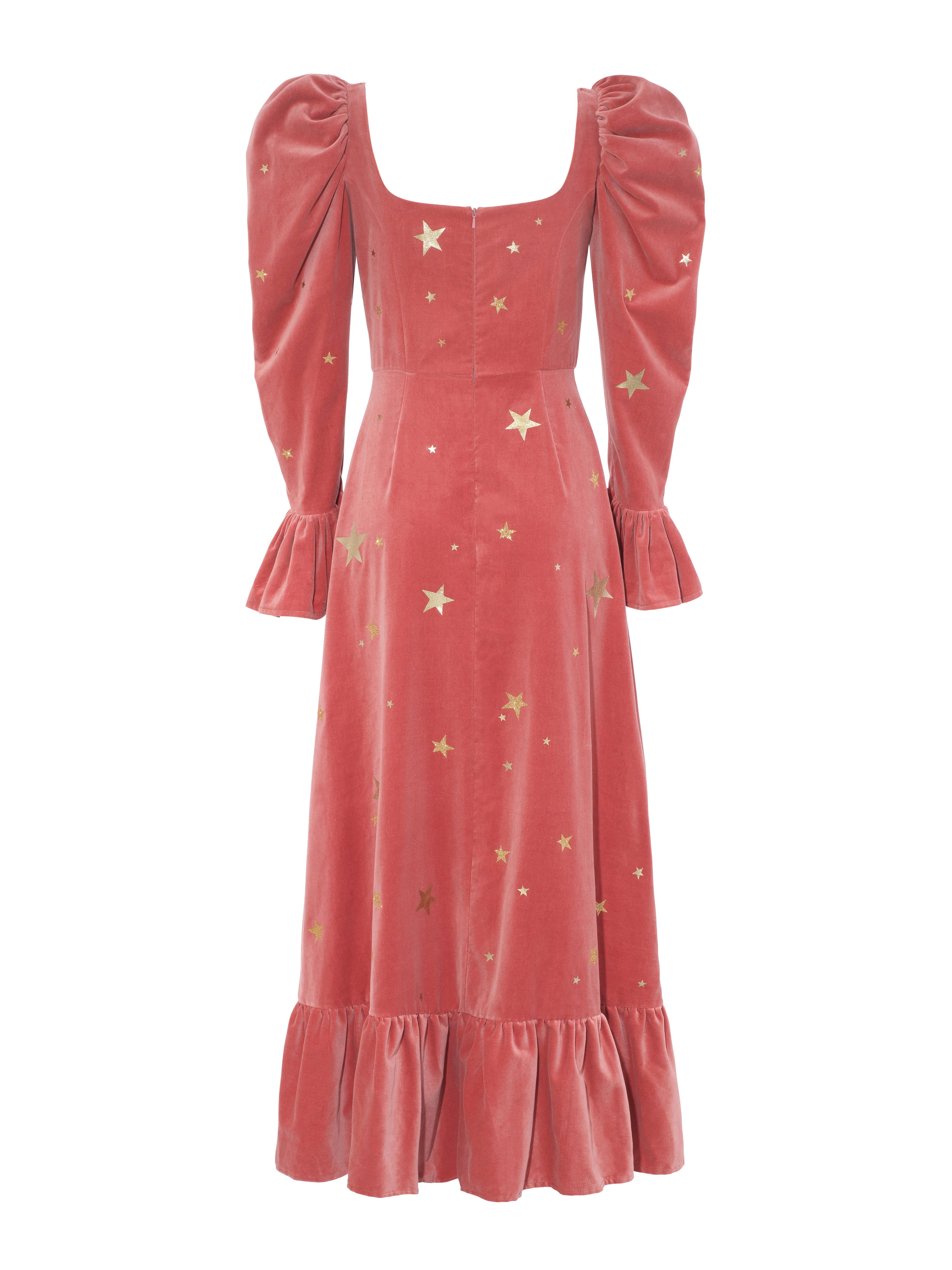 Aurora in Rose Velvet ft. Luna Appliqué