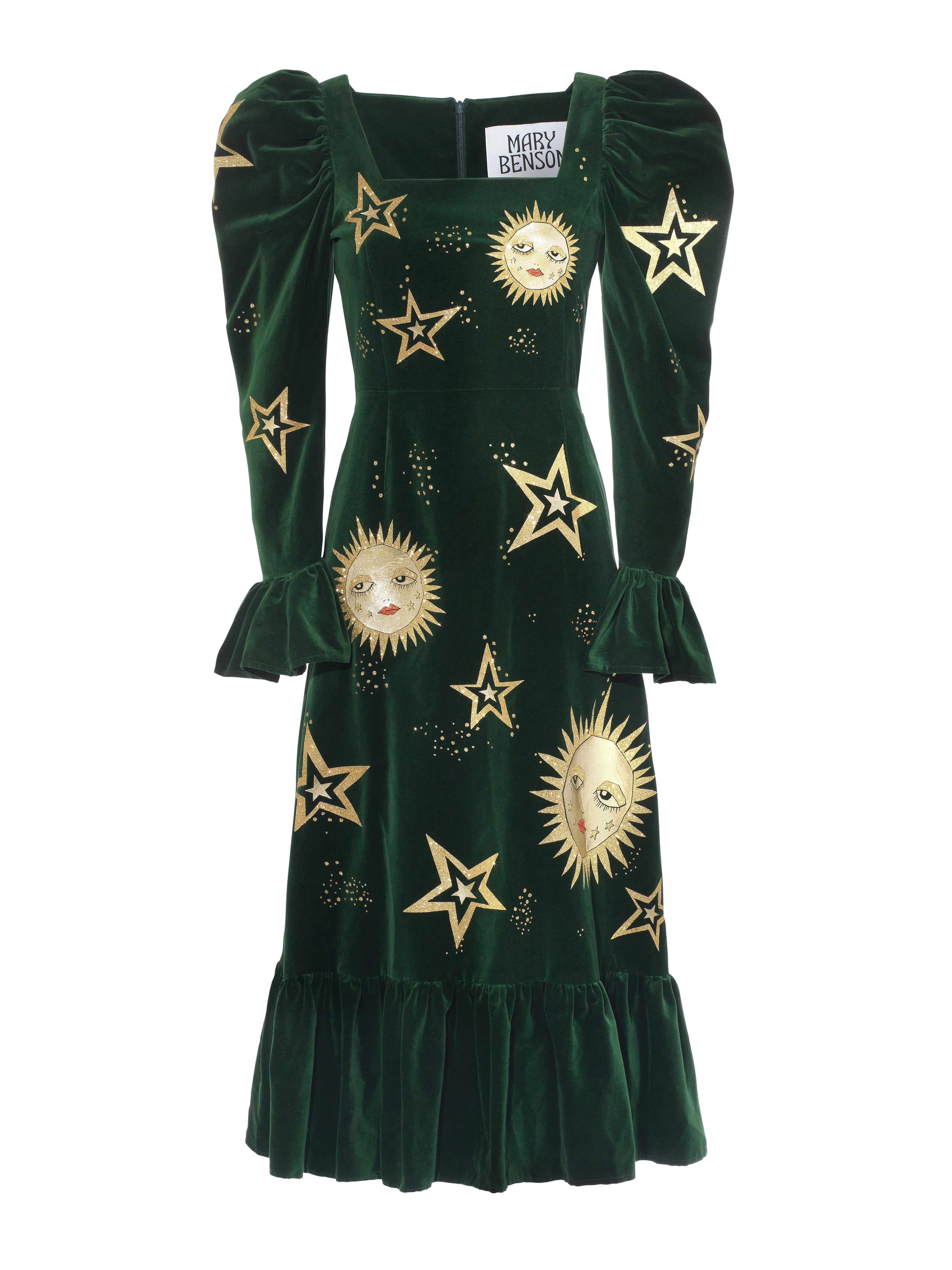 Studio Sale: Elizabeth in Velvet ft. Celeste Appliqué, Size 8