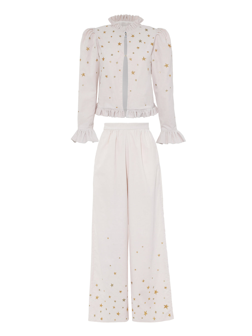 Nova & Soleil Suit with Flaming Heart Appliqué