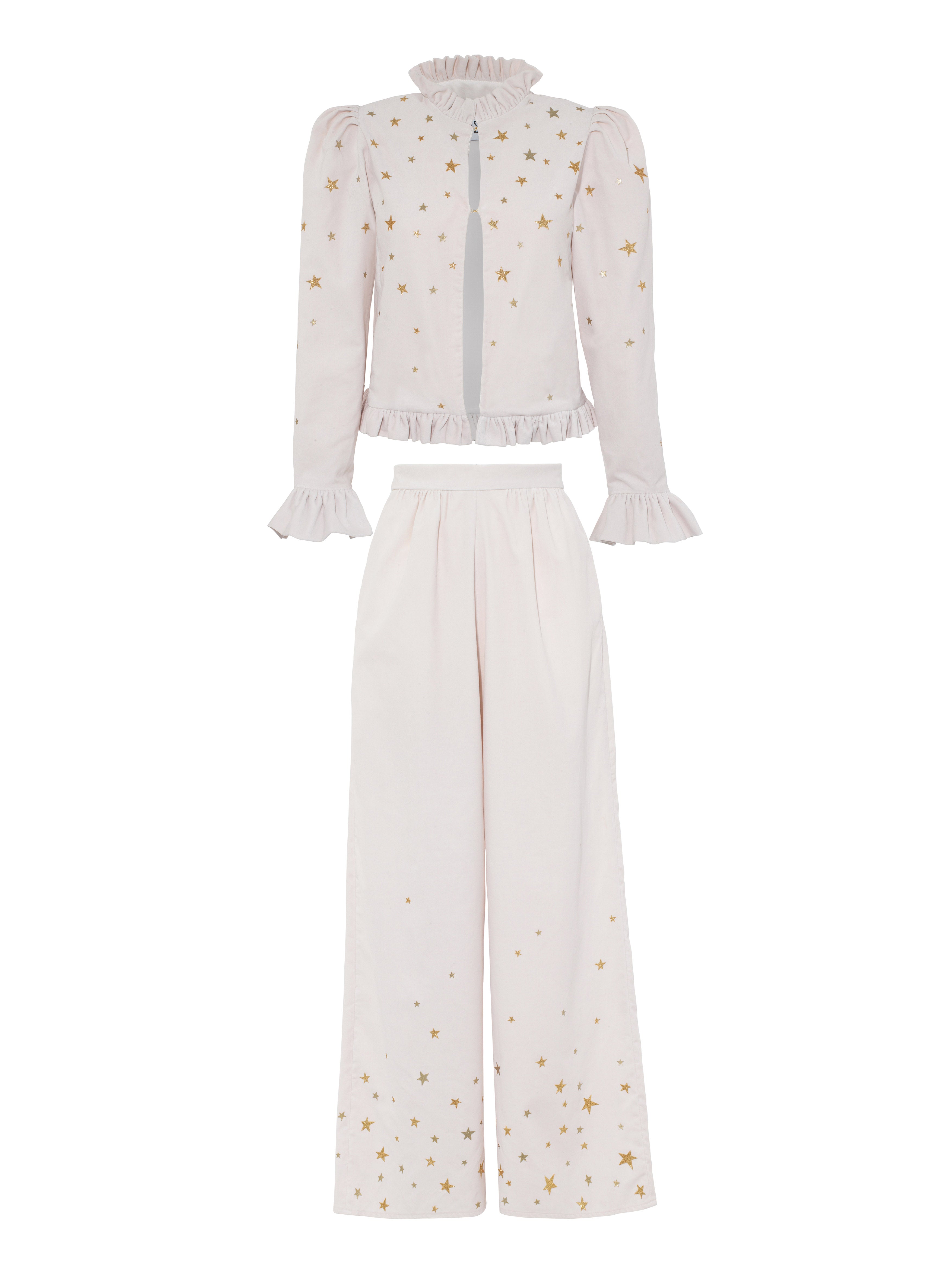 Nova & Soleil Suit with Flaming Heart Appliqué