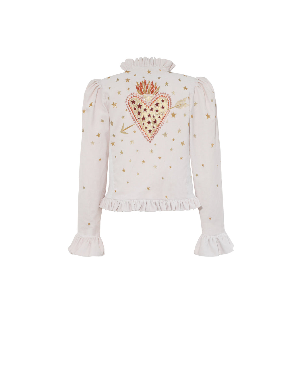 Nova & Soleil Suit with Flaming Heart Appliqué