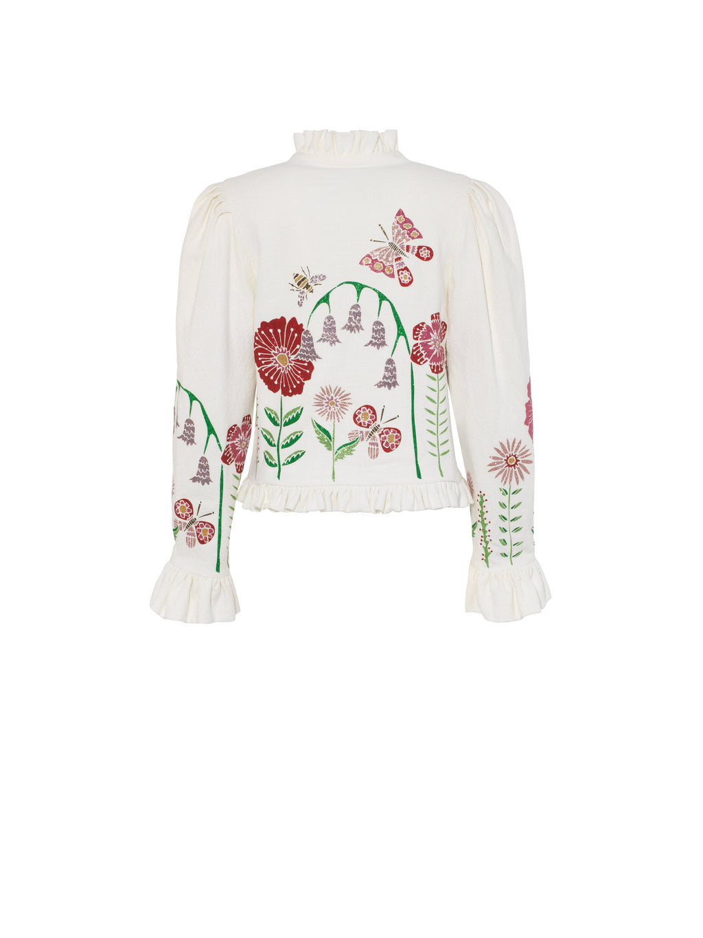 Nova Jacket with Midsummer Meadow Appliqué