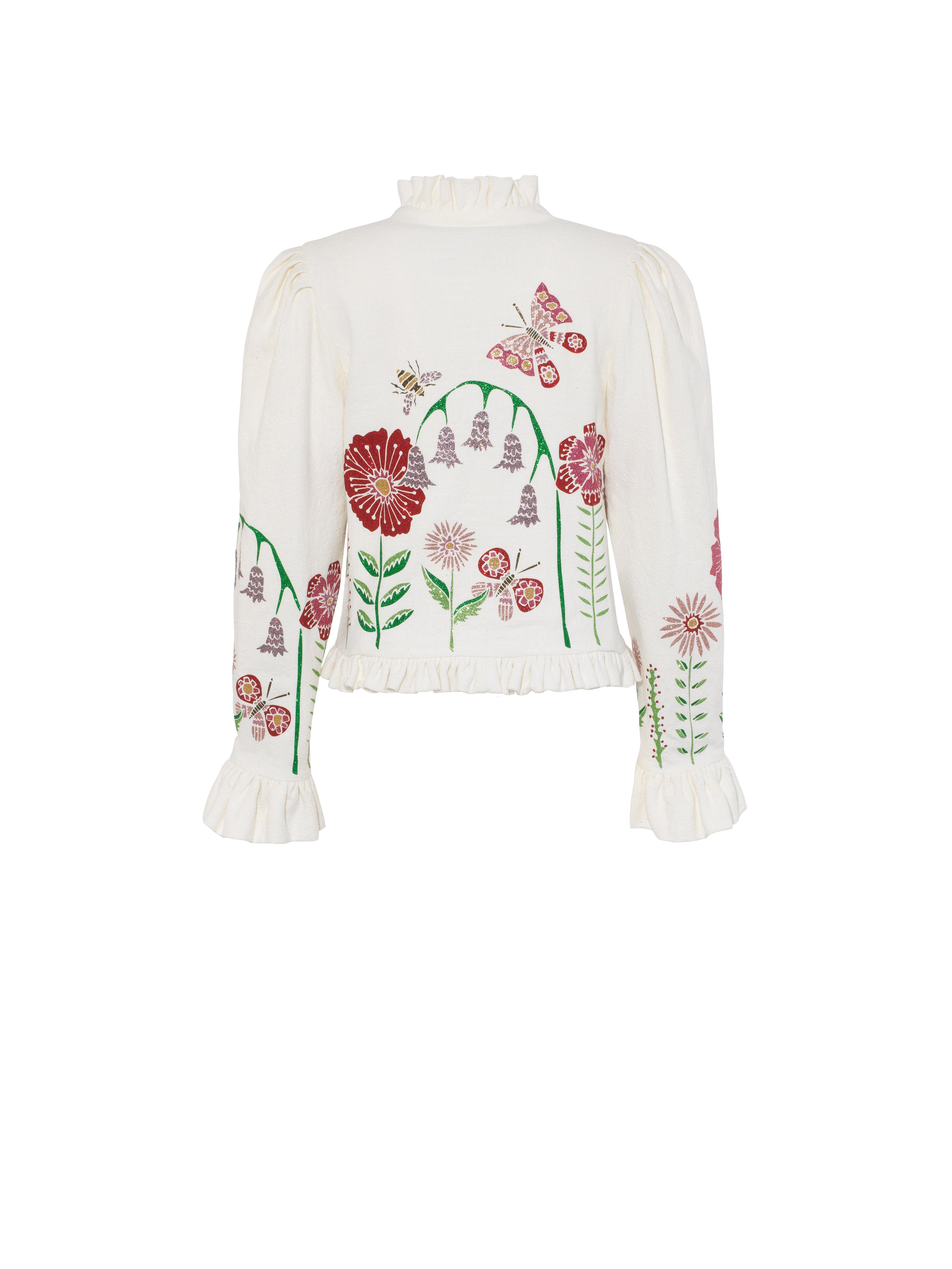Nova & Soleil Suit with Midsummer Meadow Appliqué
