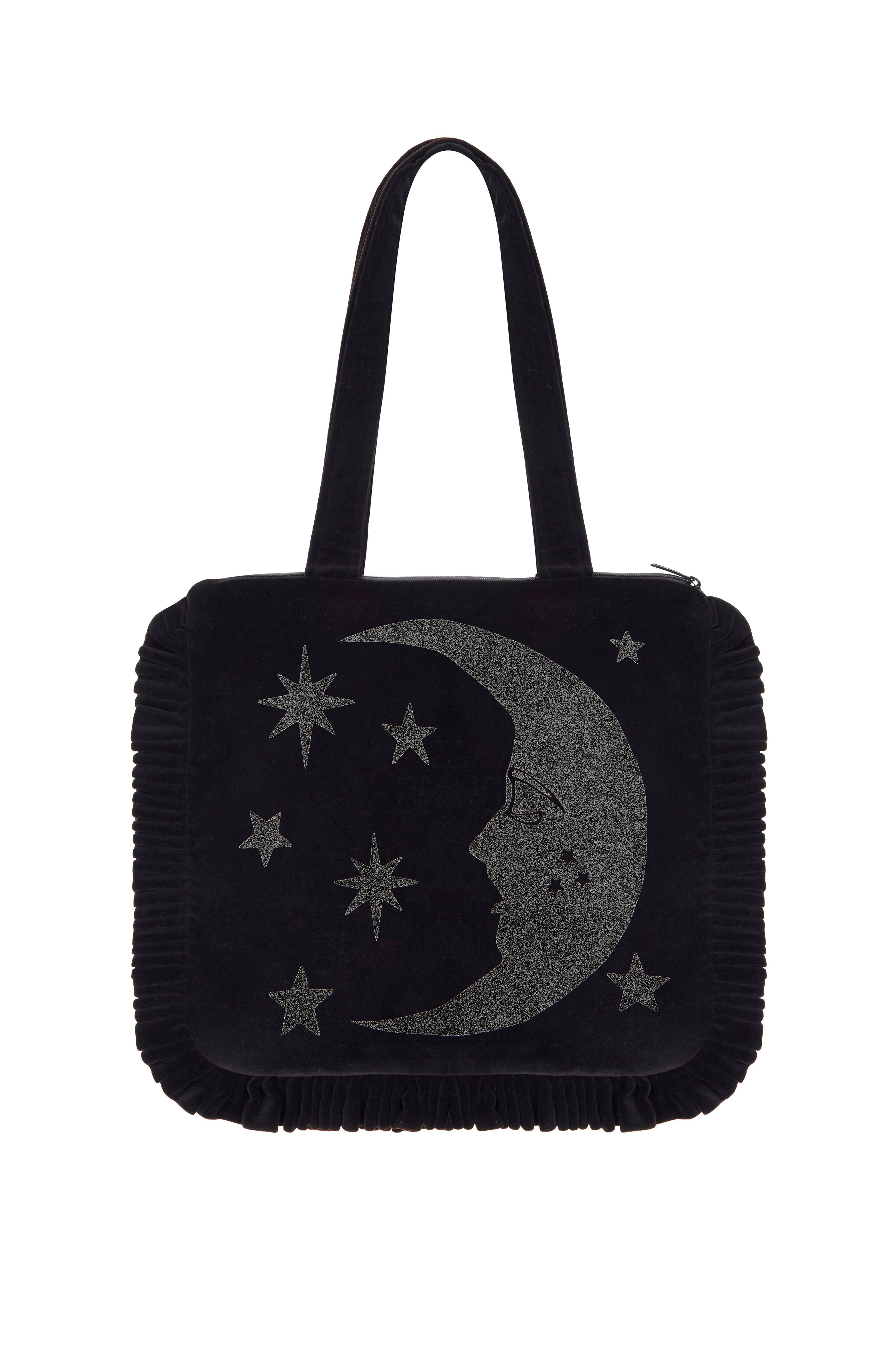 Midnight Luna Velvet Bag