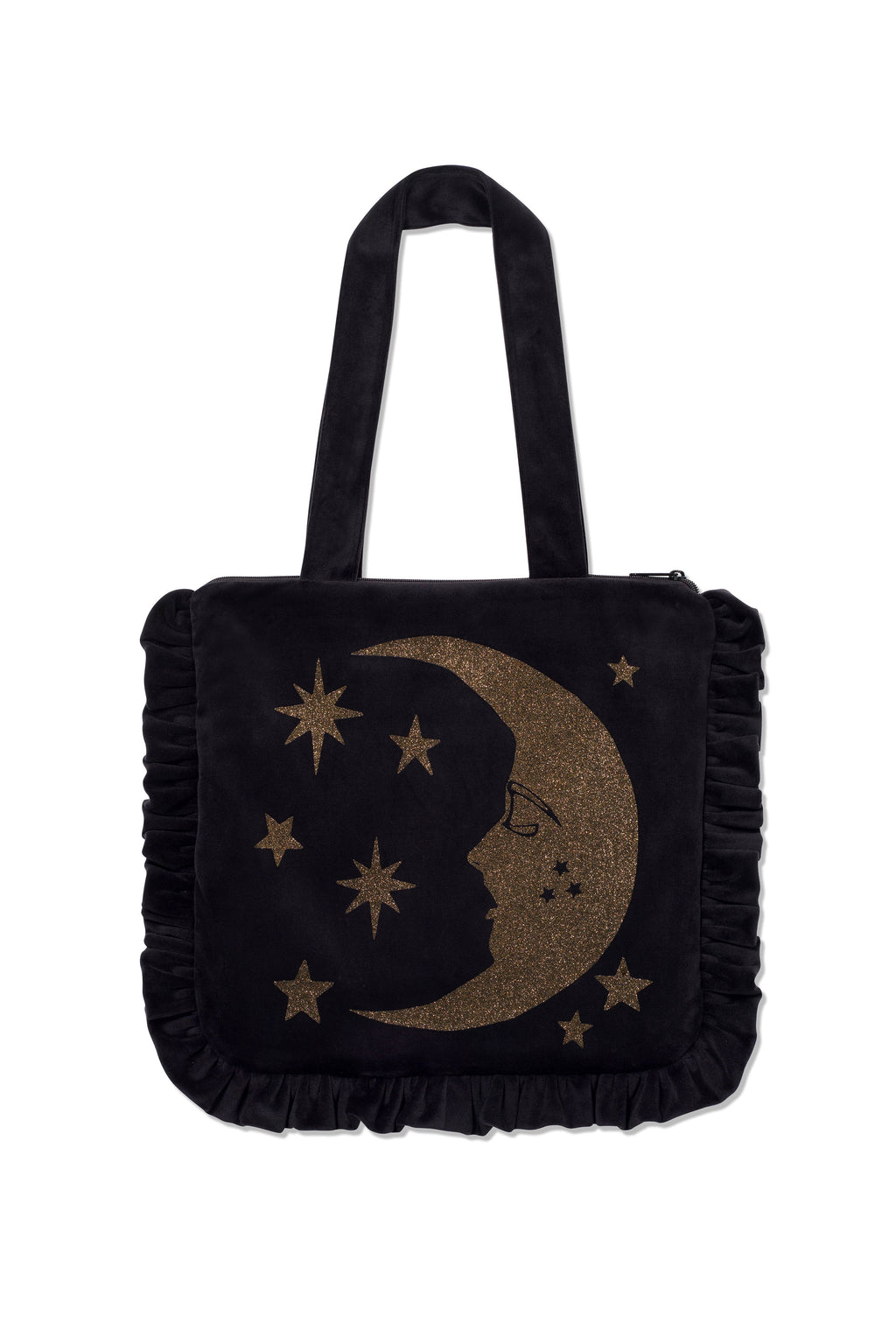 Gold Dust Luna Velvet Bag