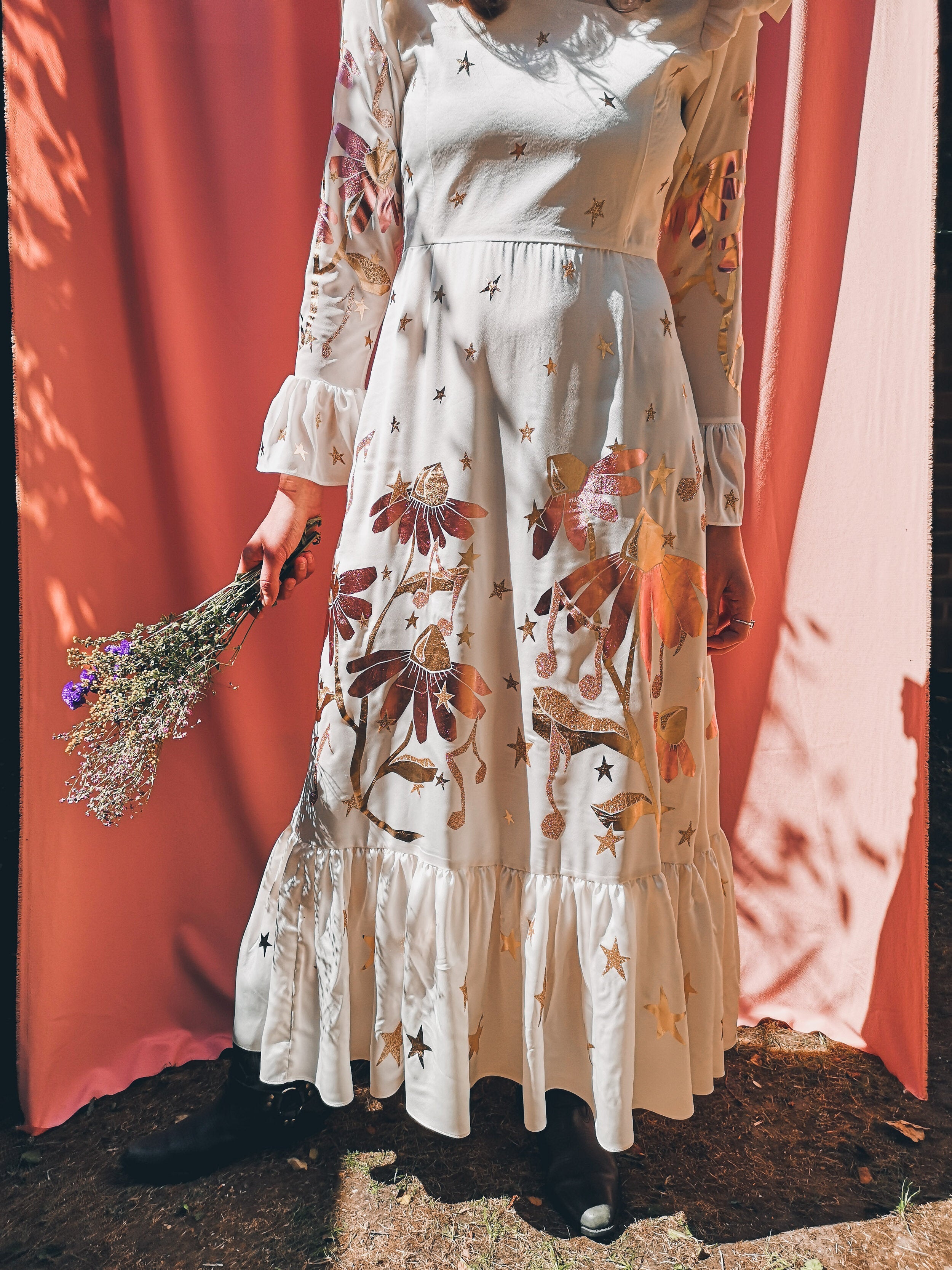 Adelina ft. Echinacea Blooms Appliqué