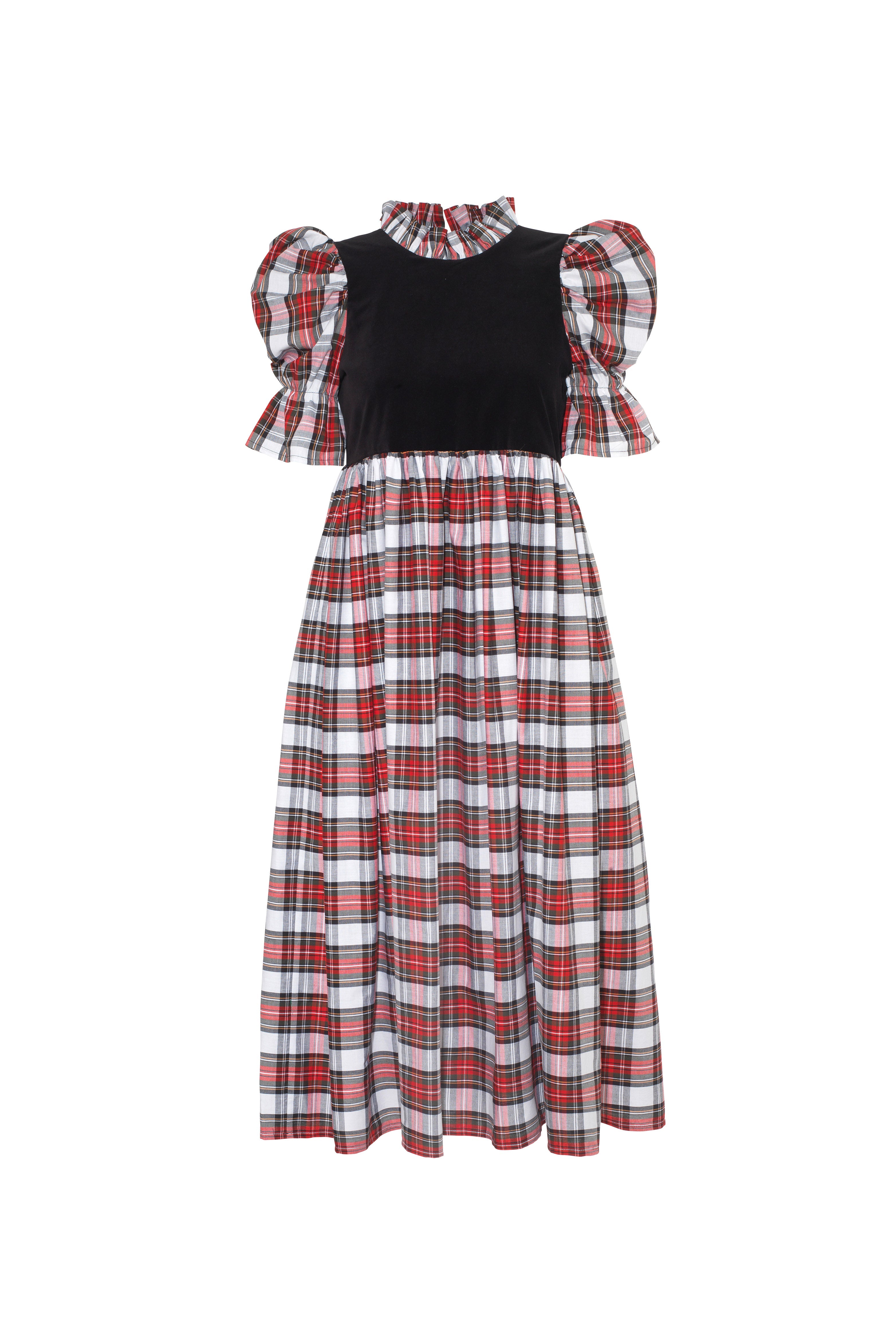 Quentin in Dress Stewart Tartan & Black Velvet