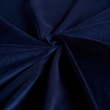 Navy 100% Cotton Velvet (per meter)