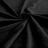 Black 100% Cotton Velvet (per meter)