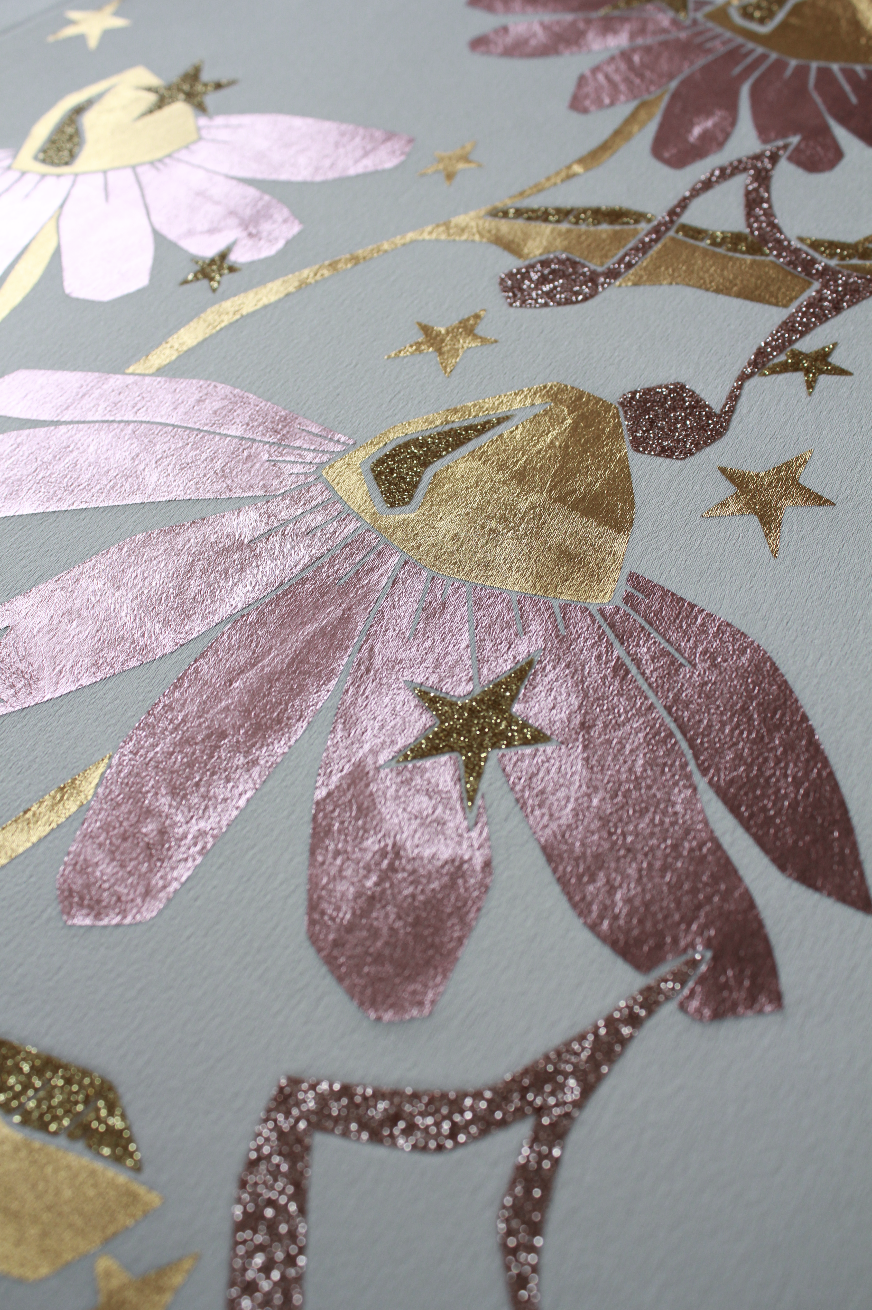 Adelina ft. Echinacea Blooms Appliqué