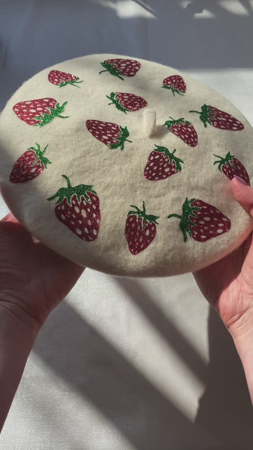 Strawberries & Cream Beret